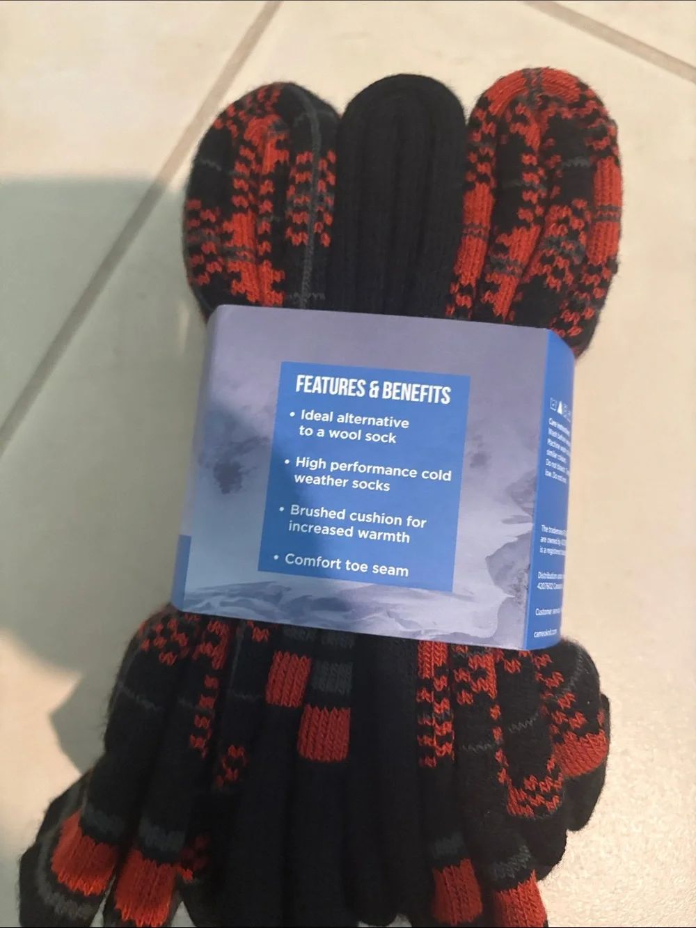 New men’s 3 pairs light heat socks shoes sz 7-12